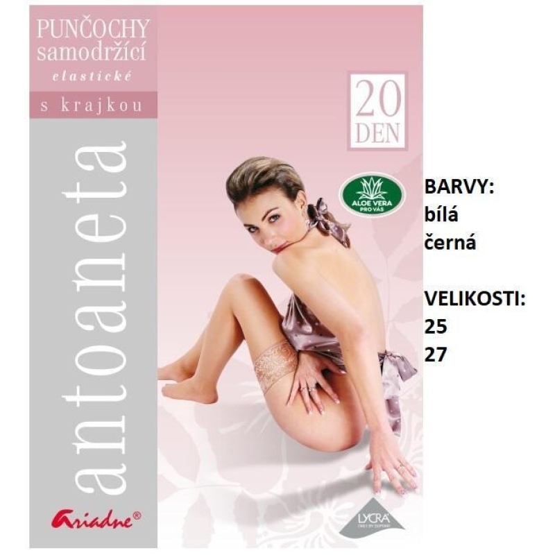 ARIADNE-ANTOANETA samonosné punčochy hladké