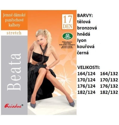 ARIADNE-BEATA stretchové, NADMĚRNÉ VELIKOSTI