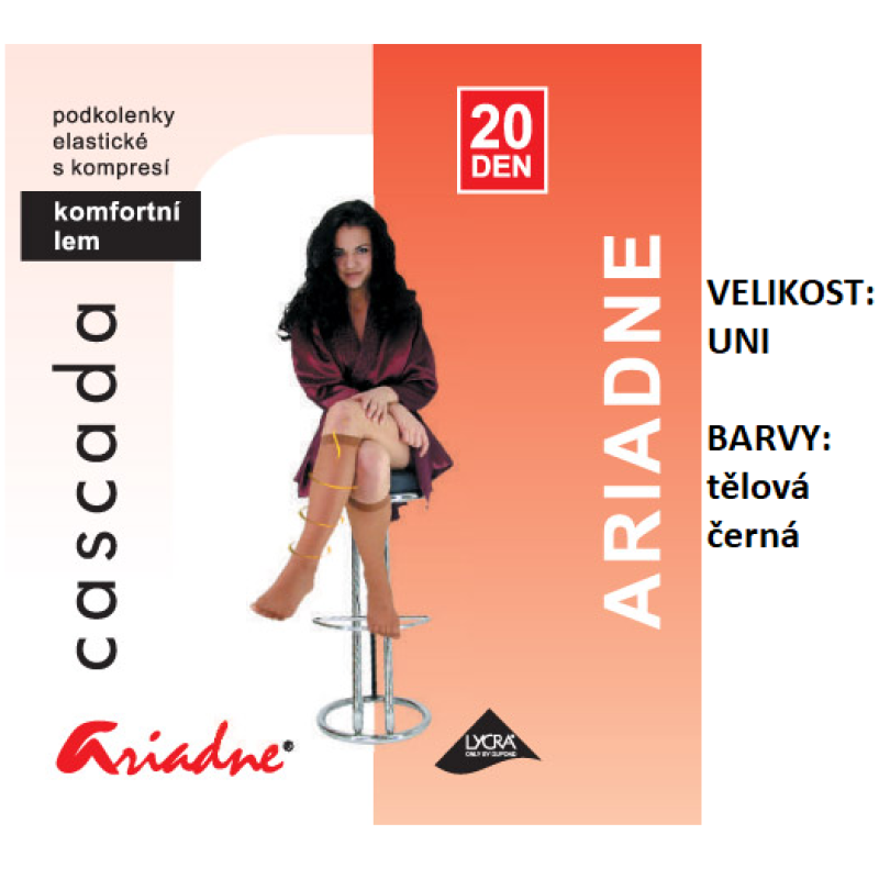 ARIADNE-CASCADA podkolenky elastické s kompresí