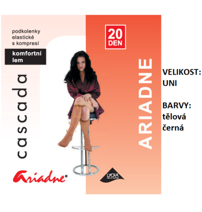 ARIADNE-CASCADA podkolenky elastické s kompresí