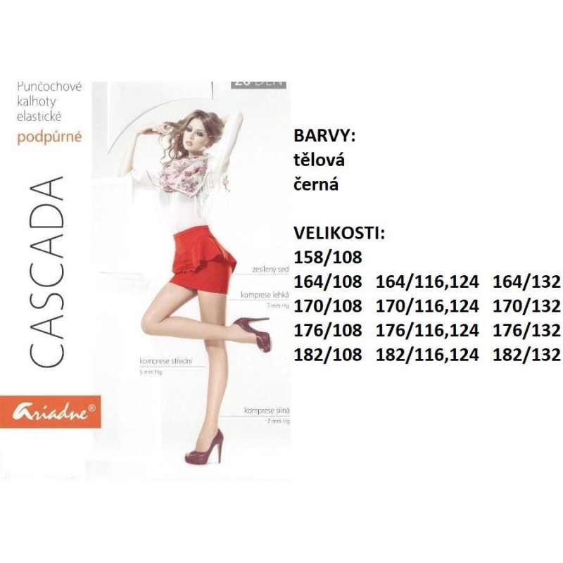 ARIADNE-CASCADA podpůrné s lycrou