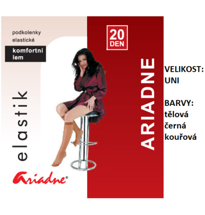ARIADNE-ELASTIK podkolenky s lycrou, 1 pár