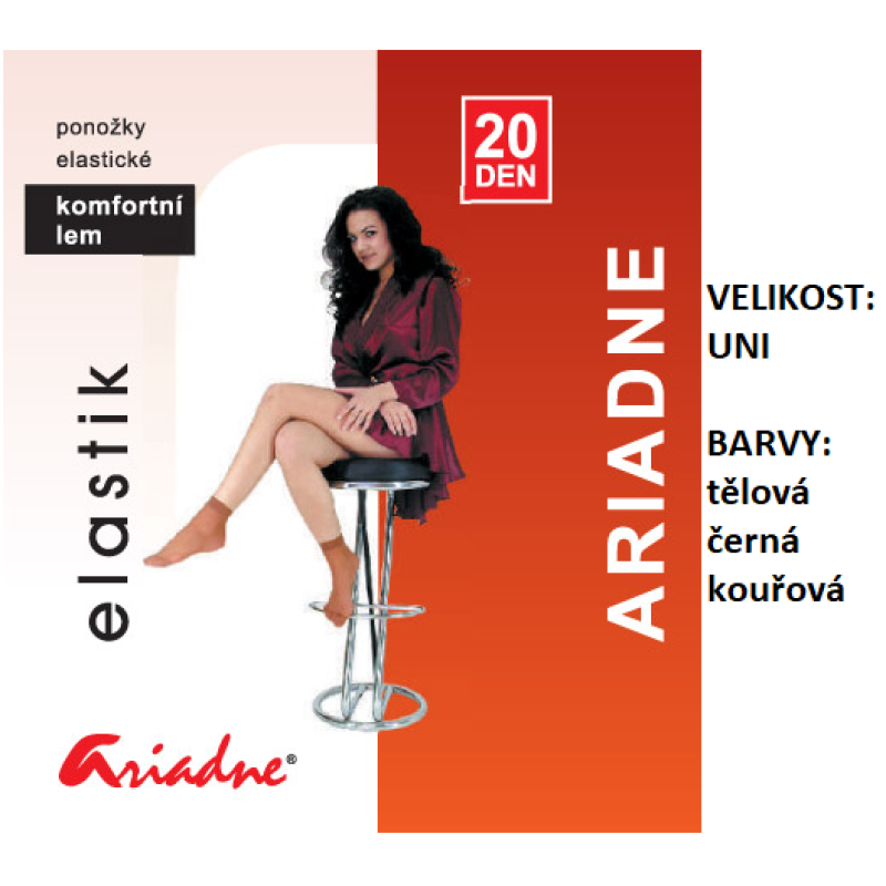 ARIADNE-ELASTIK ponožky s lycrou, 1 pár