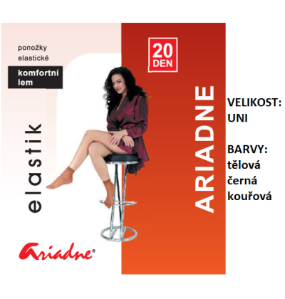 ARIADNE-ELASTIK ponožky s lycrou, 1 pár