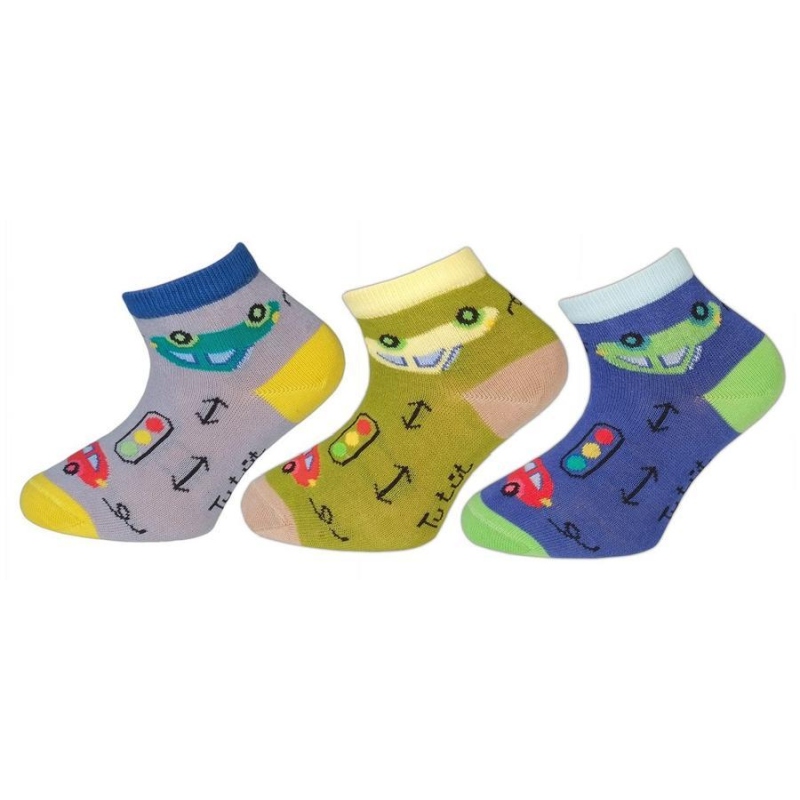 AUTÍČKO (TREPON), chlapecké ponožky, 13-15 (19-22)