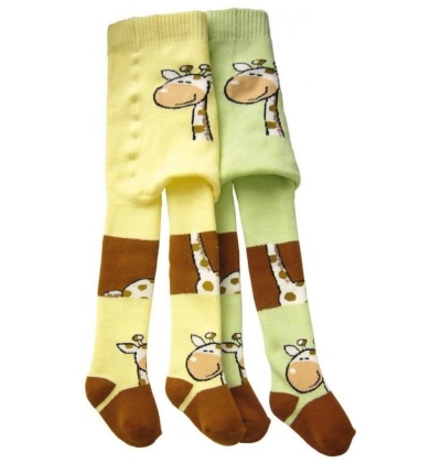 BABY ZOO, dětské froté PK, 104-110  ZELENÁ ŽIRAFA