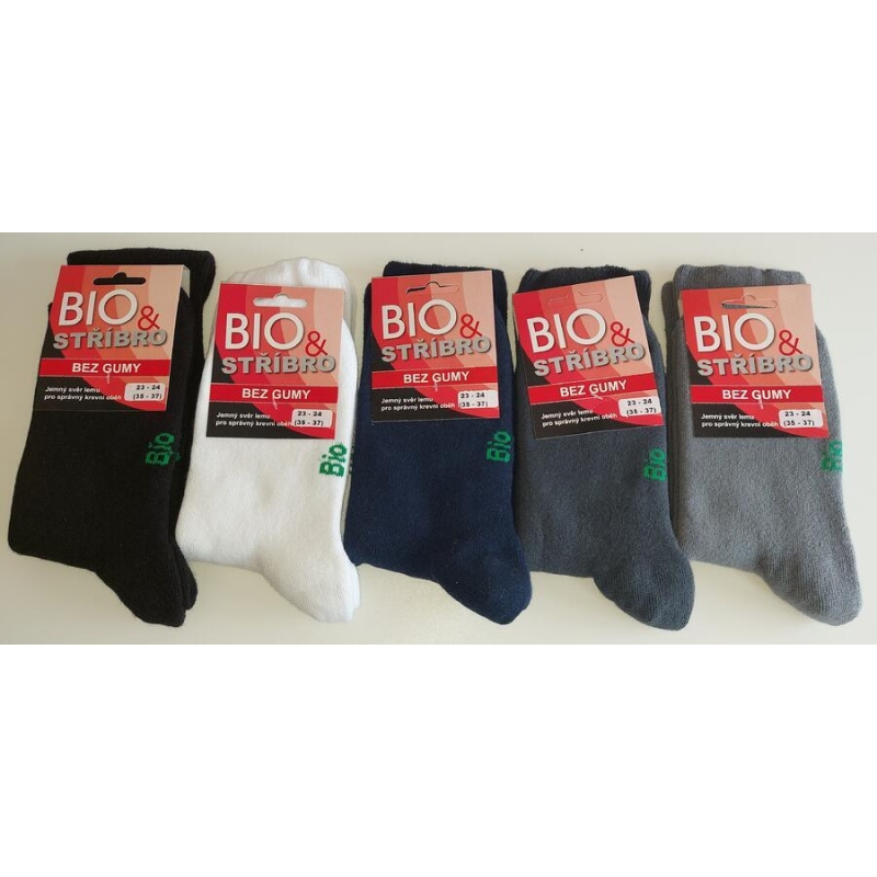 BIO+STŘÍBRO celofroté, bez gumy, 23-24 (35-37)