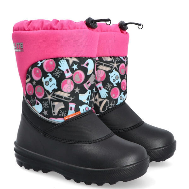 DEMAR-dětské sněhule ALEX F růžový 1200F 1201F