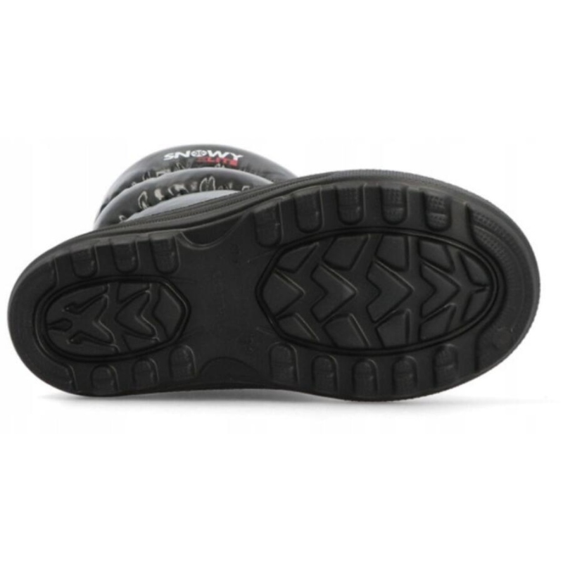 DEMAR - dětské sněhule SNOWY B černé 1212B zateplené ovčí vlnou NOVINKA 11/2023