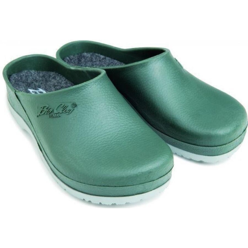 DEMAR-MODEST CLOG A zelená 4421 DÁMSKÉ PANTOFLE