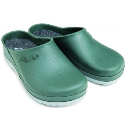 DEMAR-MODEST CLOG A zelená 4421 DÁMSKÉ PANTOFLE