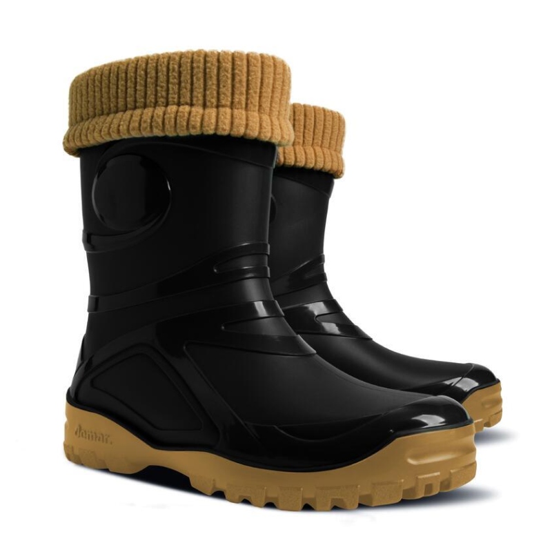 DEMAR-YOUNG 2 FUR BLACK 0466 beige sohle