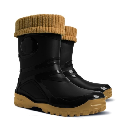 DEMAR-YOUNG 2 FUR BLACK 0466 beige sohle