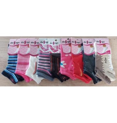 DESIGN SOCKS-dámské kotníčkové ponožky