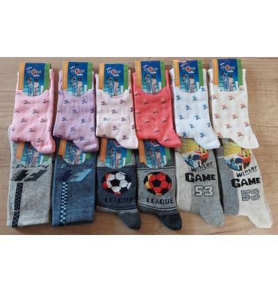 DESIGN SOCKS-dětské slabé ponožky