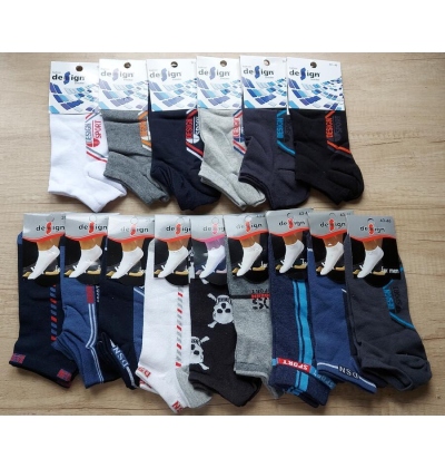 DESIGN SOCKS-pánské kotníčkové ponožky