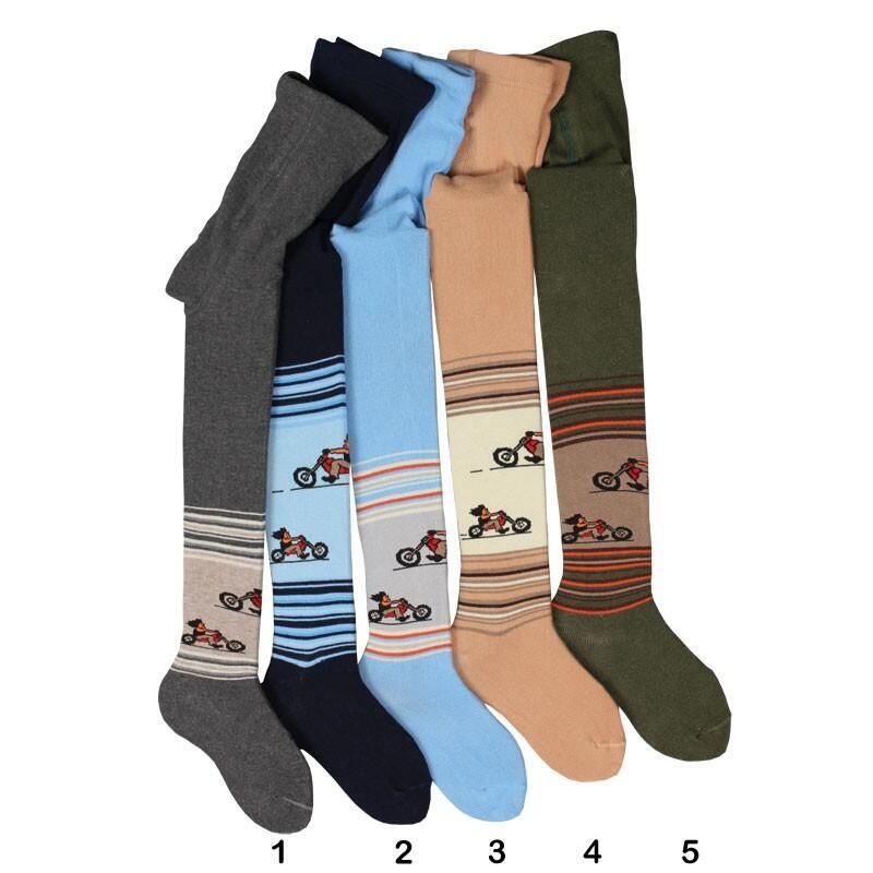 DOTEX - MOTORKÁŘ, ba+lycra,110-116 SV.HNĚDÁ 4