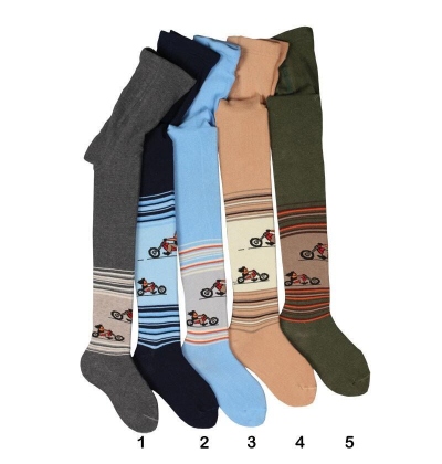 DOTEX - MOTORKÁŘ, ba+lycra,110-116 SV.HNĚDÁ 4