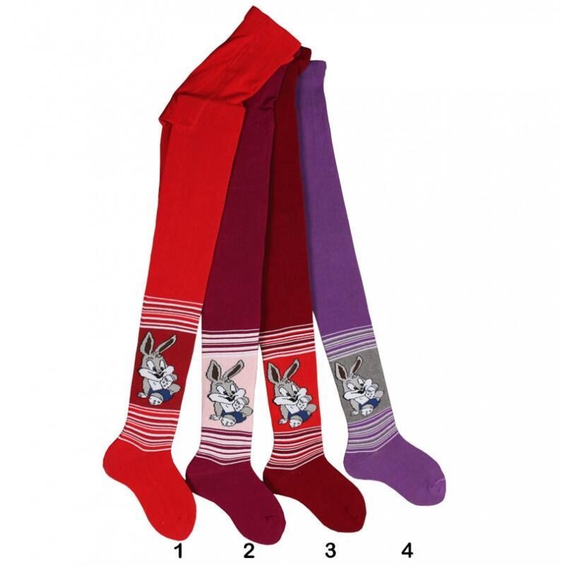 DOTEX - ZAJÍC, ba+lycra, 110-116  BORDÓ 2