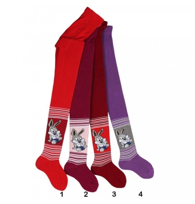 DOTEX - ZAJÍC, ba+lycra, 110-116  BORDÓ 2