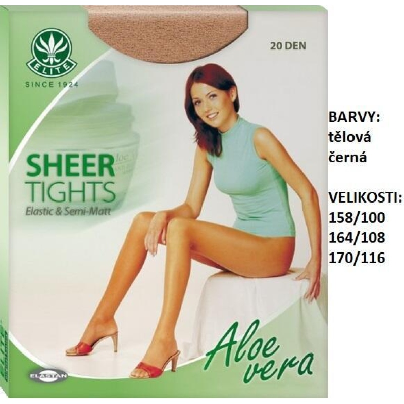 ELITE-ALIANA punčochové kalhoty s ALOE VERA