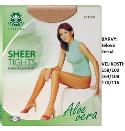 ELITE-ALIANA punčochové kalhoty s ALOE VERA