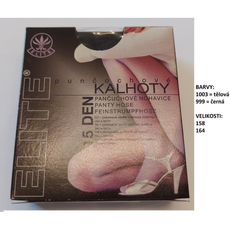 ELITE-DINA jemné punčochové kalhoty