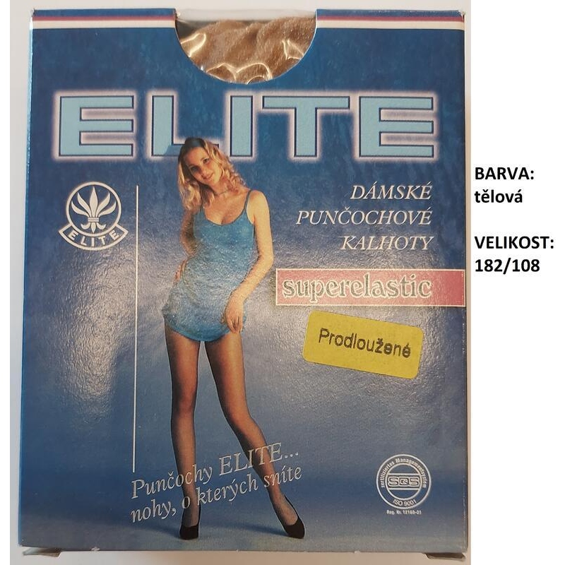 ELITE-IRETANA polomatné, lycra, malý klín