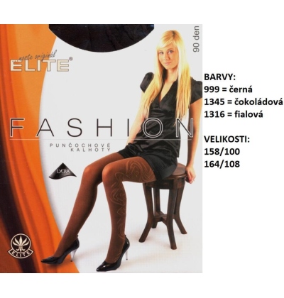 ELITE-JASNA pun.kalhoty plast.vzor, 158/100 b.1316