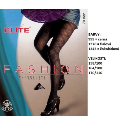 ELITE-KARIN pun.kalhoty,plast.vzor 158/100 b.1345