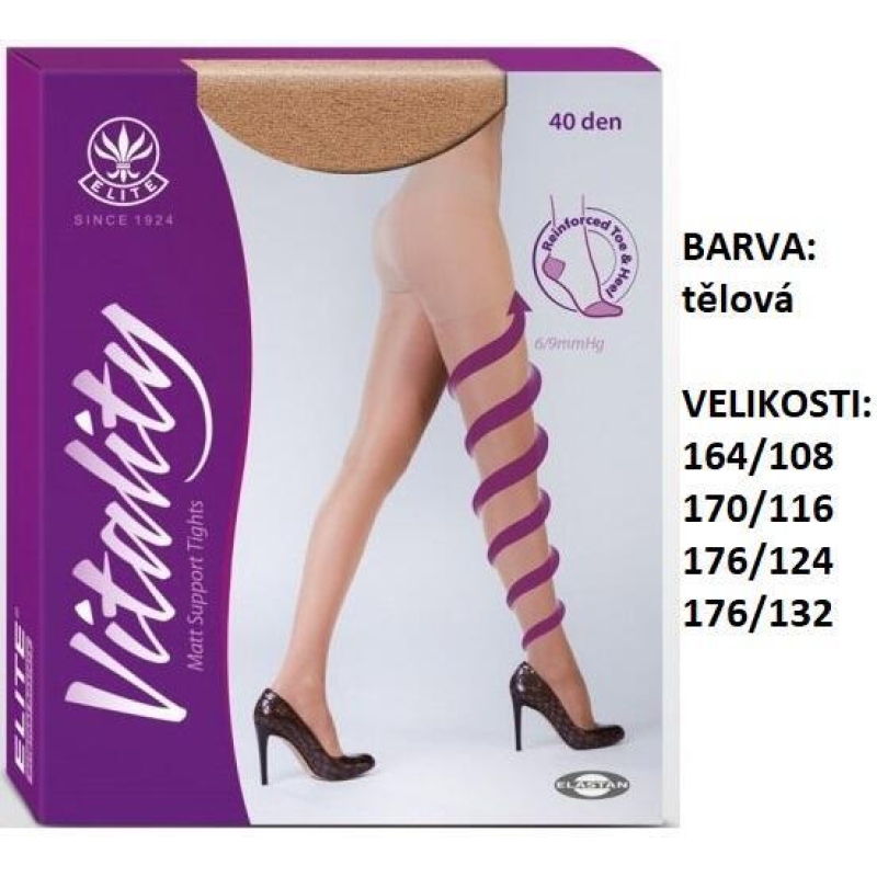 ELITE-NEVENA podpůrné s lycrou, 164/108 TĚLOVÁ