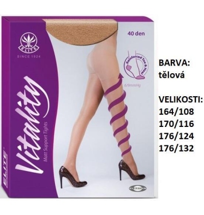 ELITE-NEVENA podpůrné s lycrou, 164/108 TĚLOVÁ