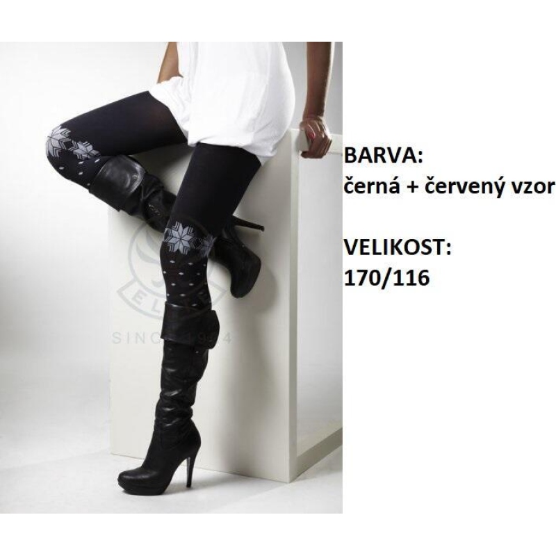 ELITE-NORA zimní,3D lycra,luxusní,90 den,170/116