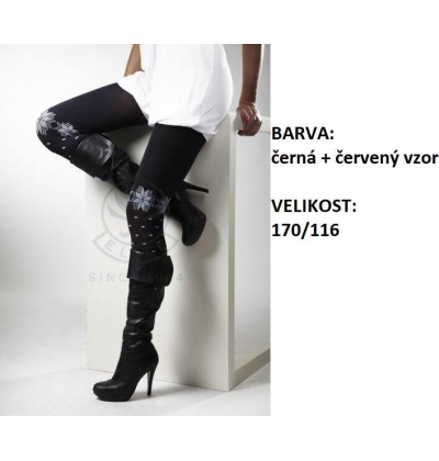 ELITE-NORA zimní,3D lycra,luxusní,90 den,170/116