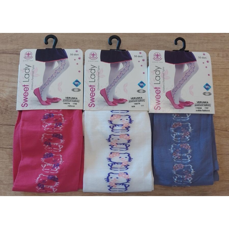 ELITE-VERUNKA dět.PK s kočičkou, 116 BÍLÁ (111)