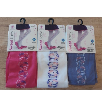 ELITE-VERUNKA dět.PK s kočičkou, 116 BÍLÁ (111)