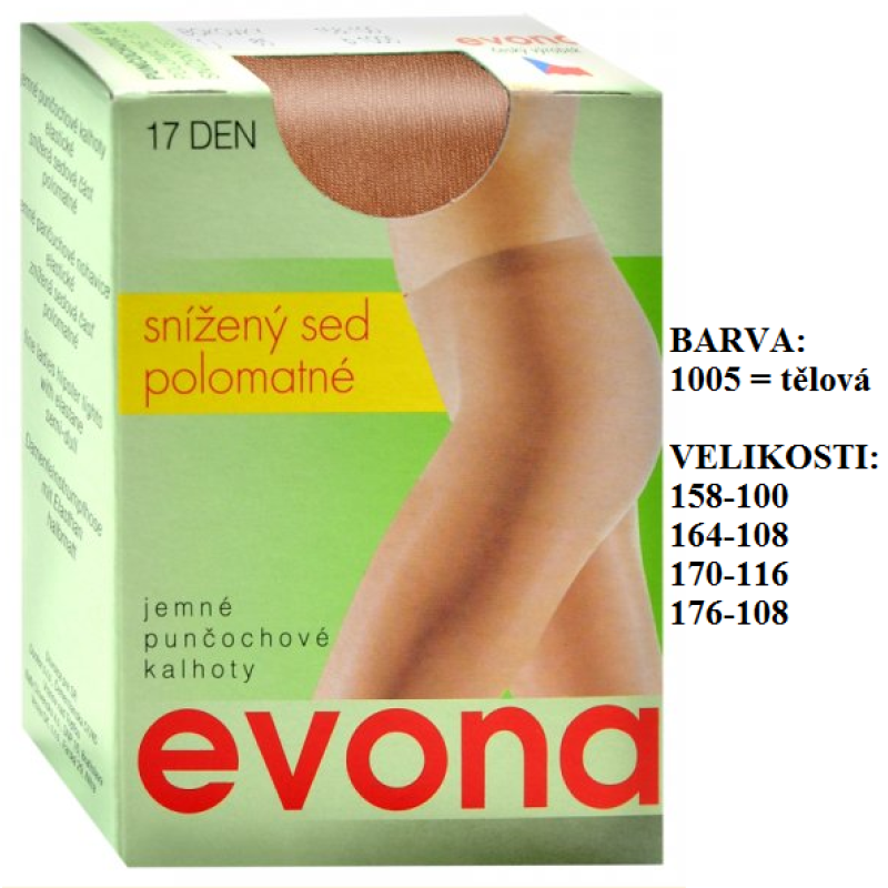 EVONA-BOKOVKY snížený sed, polomatné