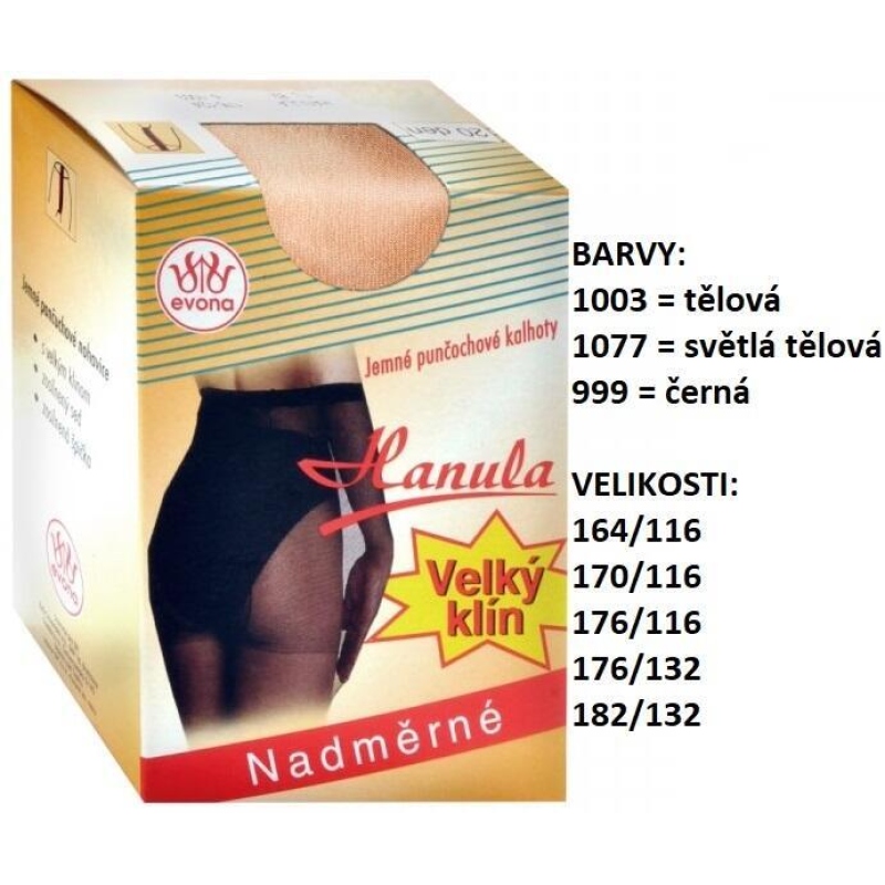 EVONA-HANULA velký klín, bez paty