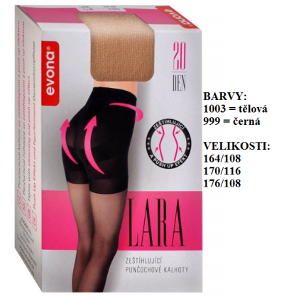 EVONA-LARA s lycrou, stahovací