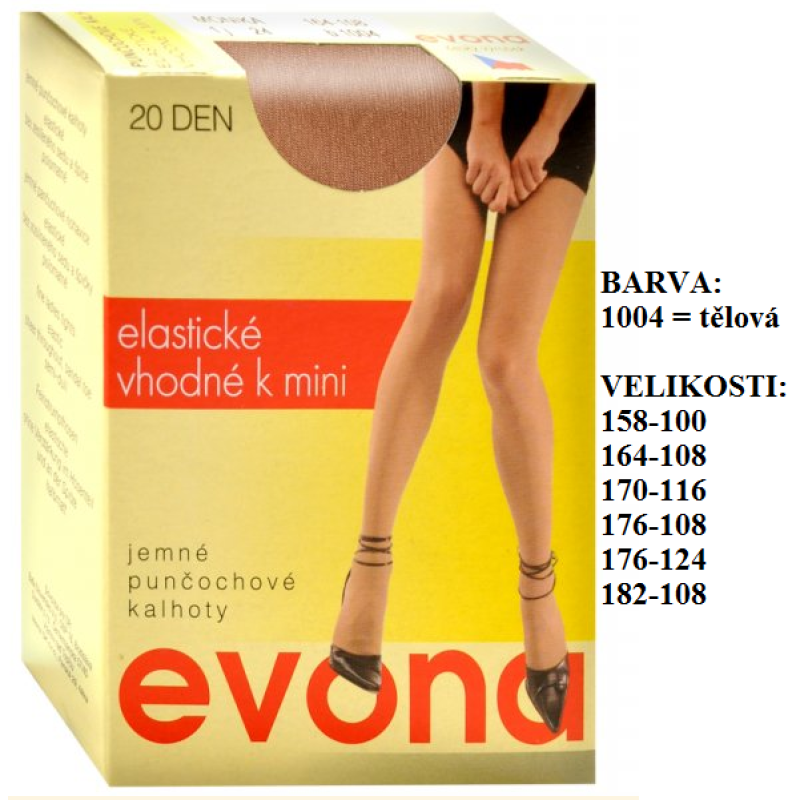 EVONA-MONIKA bez zesílené špice, vhodné k mini
