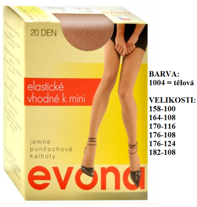 EVONA-MONIKA bez zesílené špice, vhodné k mini