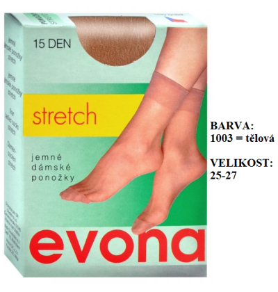 EVONA-SÁRA stretchové ponožky