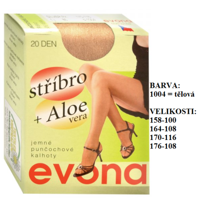 EVONA-SILVER PK stříbro + ALOE