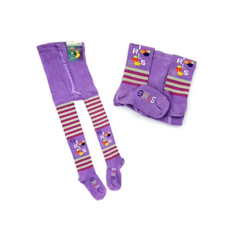 GIRLS KYTKA (81172), LOANA, ba+lycra+ALOE, 110-116