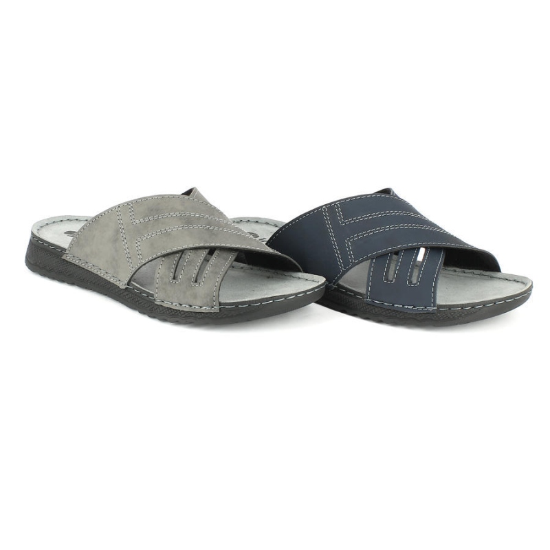 INBLU - PAST pánské pantofle námořnicky modré 40