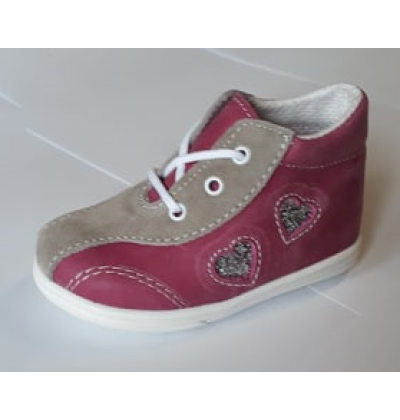 JONAP 010/M 17 - dět.kož.šněr.capáčky,růž.srdce