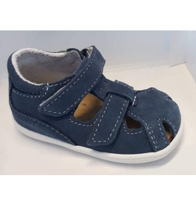 JONAP 041S chlapecké kožené sandálky,SZ,modrá