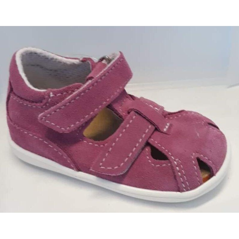 JONAP 041S dívčí kožené sandálky, SZ, růžová