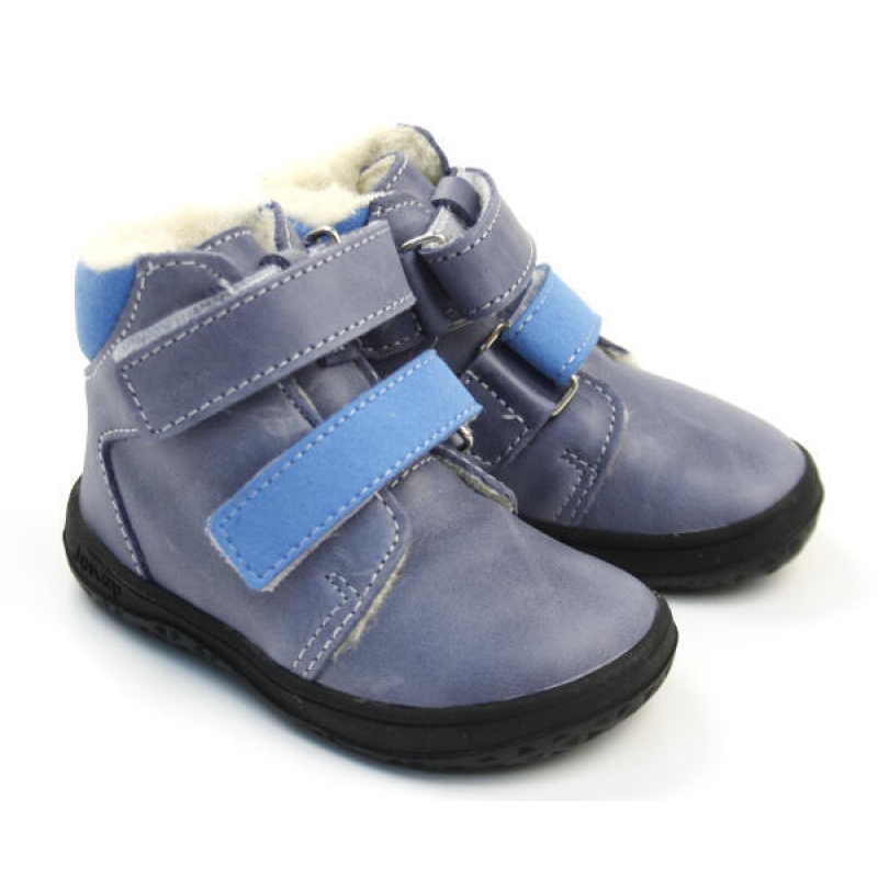 JONAP B4 MV ZIMNÍ KOŽENÉ MAZANINA MODRÁ, NOVINKA 10/2023