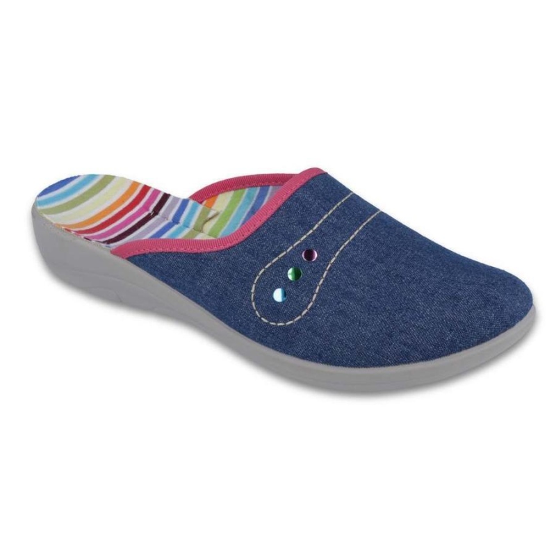 JULA ZŠ, tm. modrá, 3 cvočky, 552D009 vel. 35